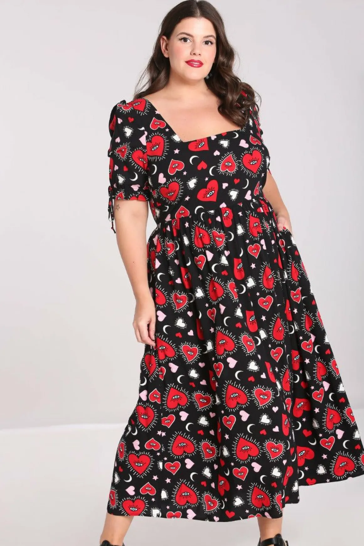 Hot Kate Heart Dress Women Maxi Dresses