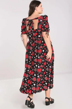 Hot Kate Heart Dress Women Maxi Dresses