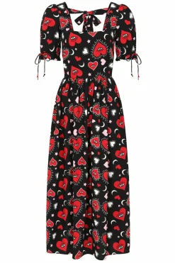 Hot Kate Heart Dress Women Maxi Dresses