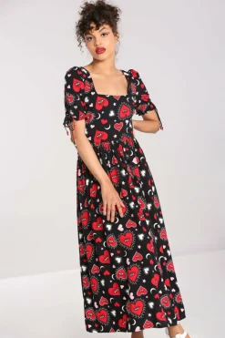 Hot Kate Heart Dress Women Maxi Dresses