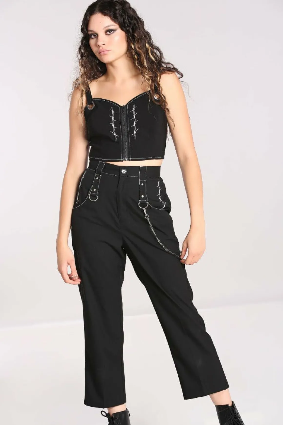 Fashion Lennox Cropped Trousers Women Trousers