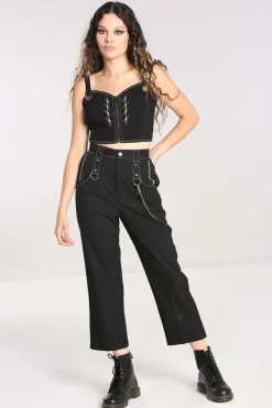 Fashion Lennox Cropped Trousers Women Trousers