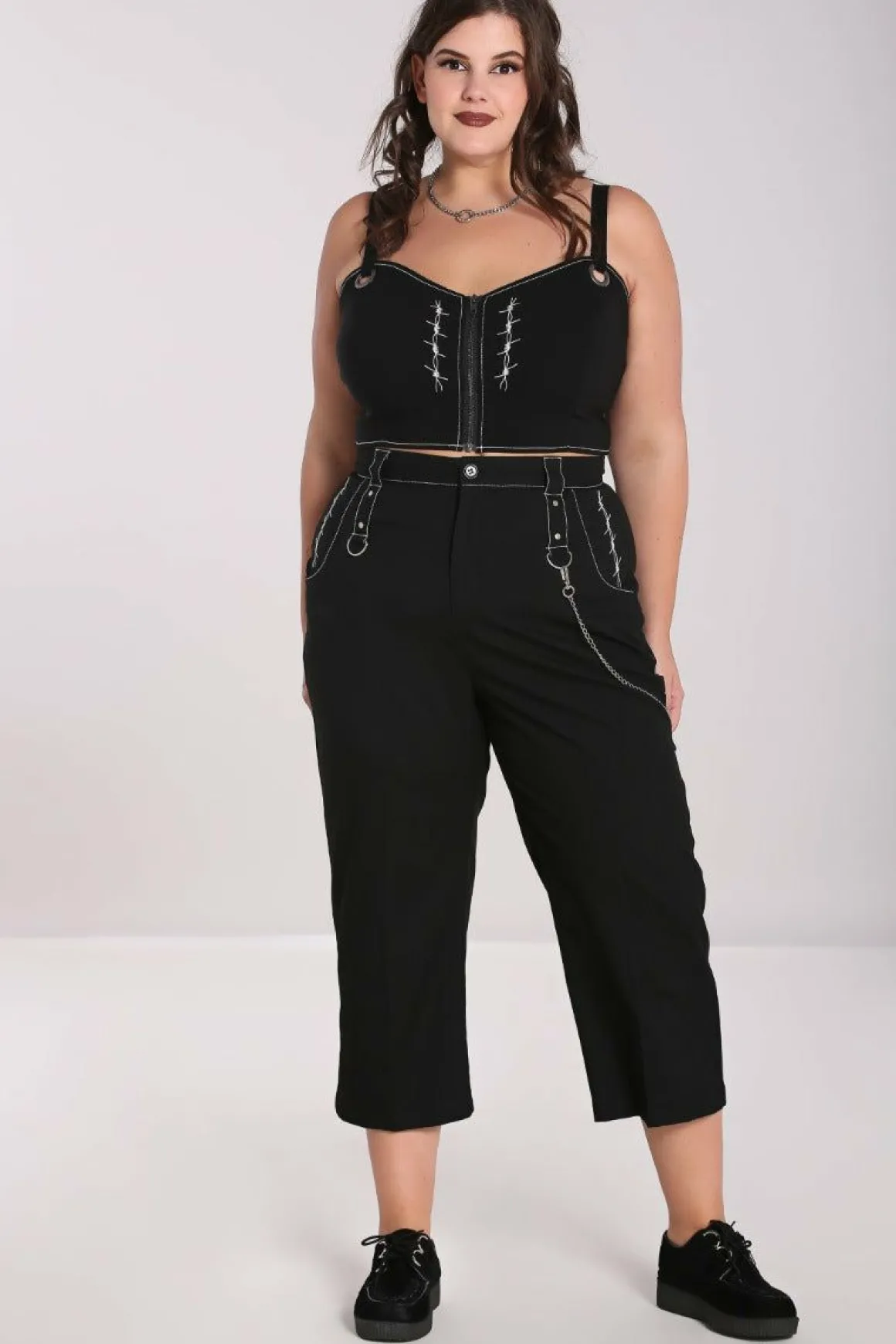 Fashion Lennox Cropped Trousers Women Trousers