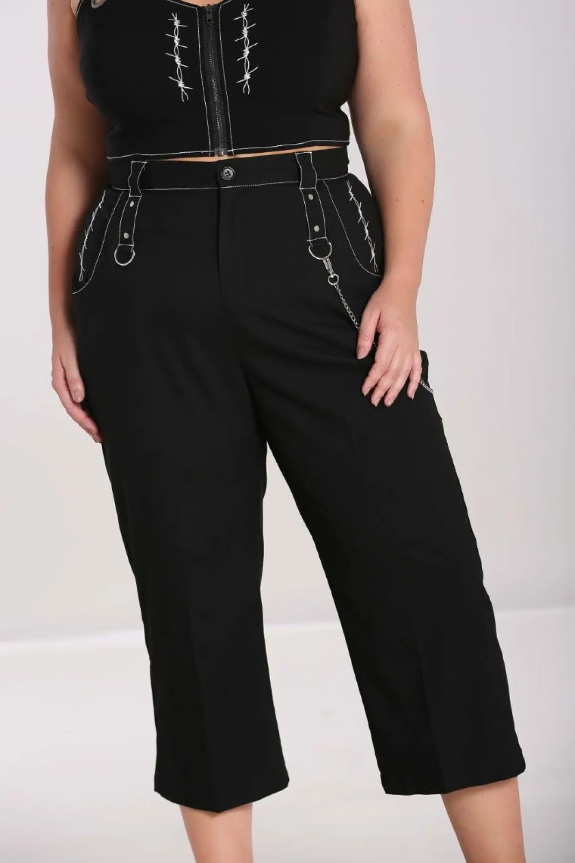 Fashion Lennox Cropped Trousers Women Trousers