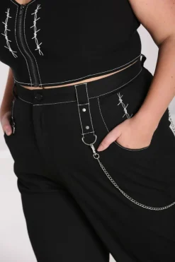 Fashion Lennox Cropped Trousers Women Trousers