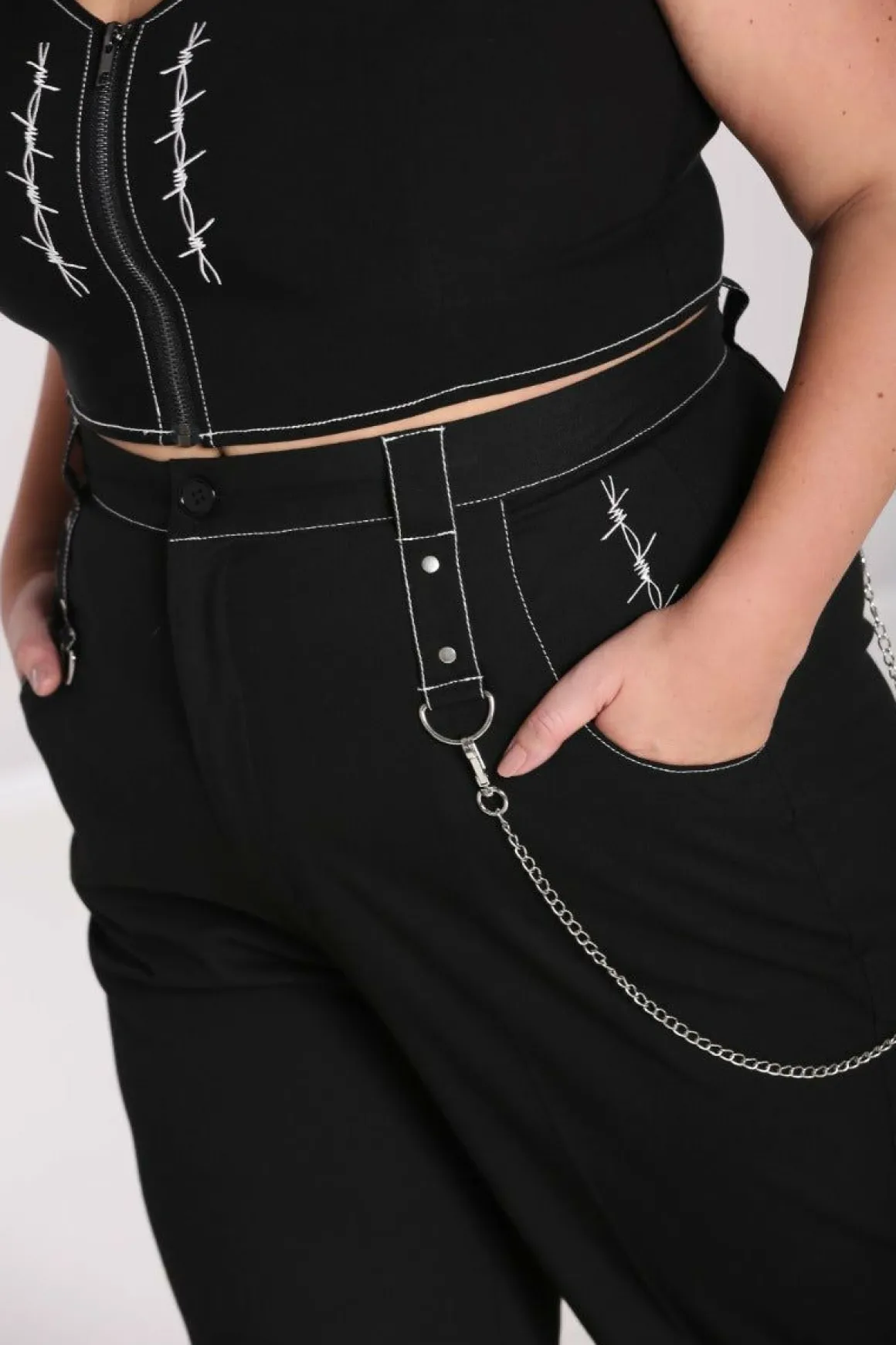 Fashion Lennox Cropped Trousers Women Trousers