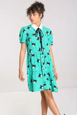 Best Sale Love Cats Mini Dress Women Mini Dresses