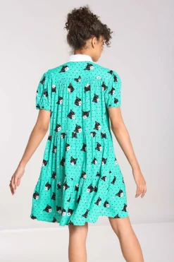 Best Sale Love Cats Mini Dress Women Mini Dresses