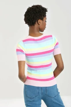 Sale Love Heart Top Women Knitted Tops