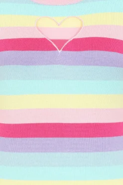 Sale Love Heart Top Women Knitted Tops