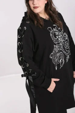 Shop Medusa Hoodie Dress Women Loungewear