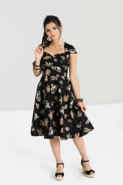 New Messina 50'S Dress Women Midi Dresses