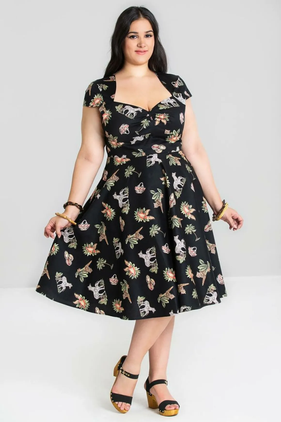 New Messina 50'S Dress Women Midi Dresses