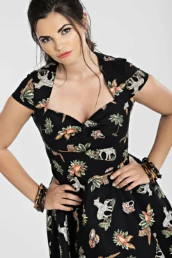 New Messina 50'S Dress Women Midi Dresses