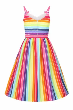 Outlet New Over The Rainbow Dress Women Midi Dresses