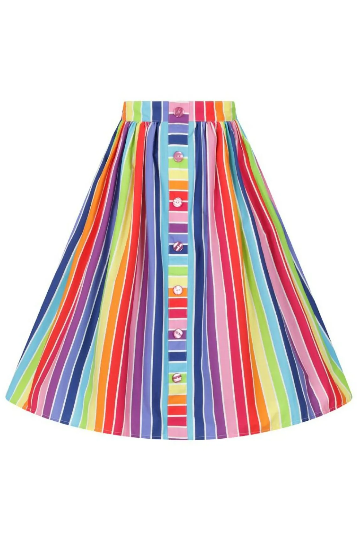 Fashion Over The Rainbow 50'S Skirt Women Midi Skirts