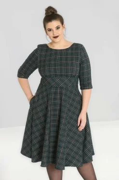Sale Peebles 50'S Dress Women Midi Dresses