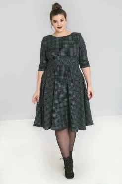 Sale Peebles 50'S Dress Women Midi Dresses