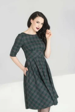Sale Peebles 50'S Dress Women Midi Dresses