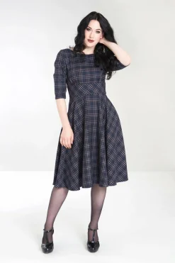 Sale Peebles 50'S Dress Women Midi Dresses