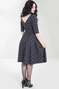 Sale Peebles 50'S Dress Women Midi Dresses