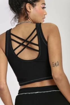 Flash Sale Petal Crop Top Women Loungewear