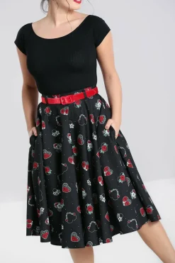 Best Petals 50'S Skirt Women Midi Skirts