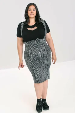 Hot Regan Pinafore Skirt Women Knee Skirts