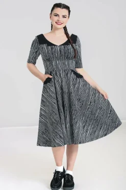 Fashion Regan 50'S Dress Women Midi Dresses