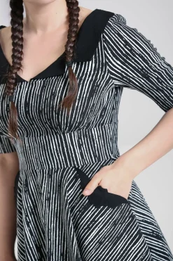 Fashion Regan 50'S Dress Women Midi Dresses