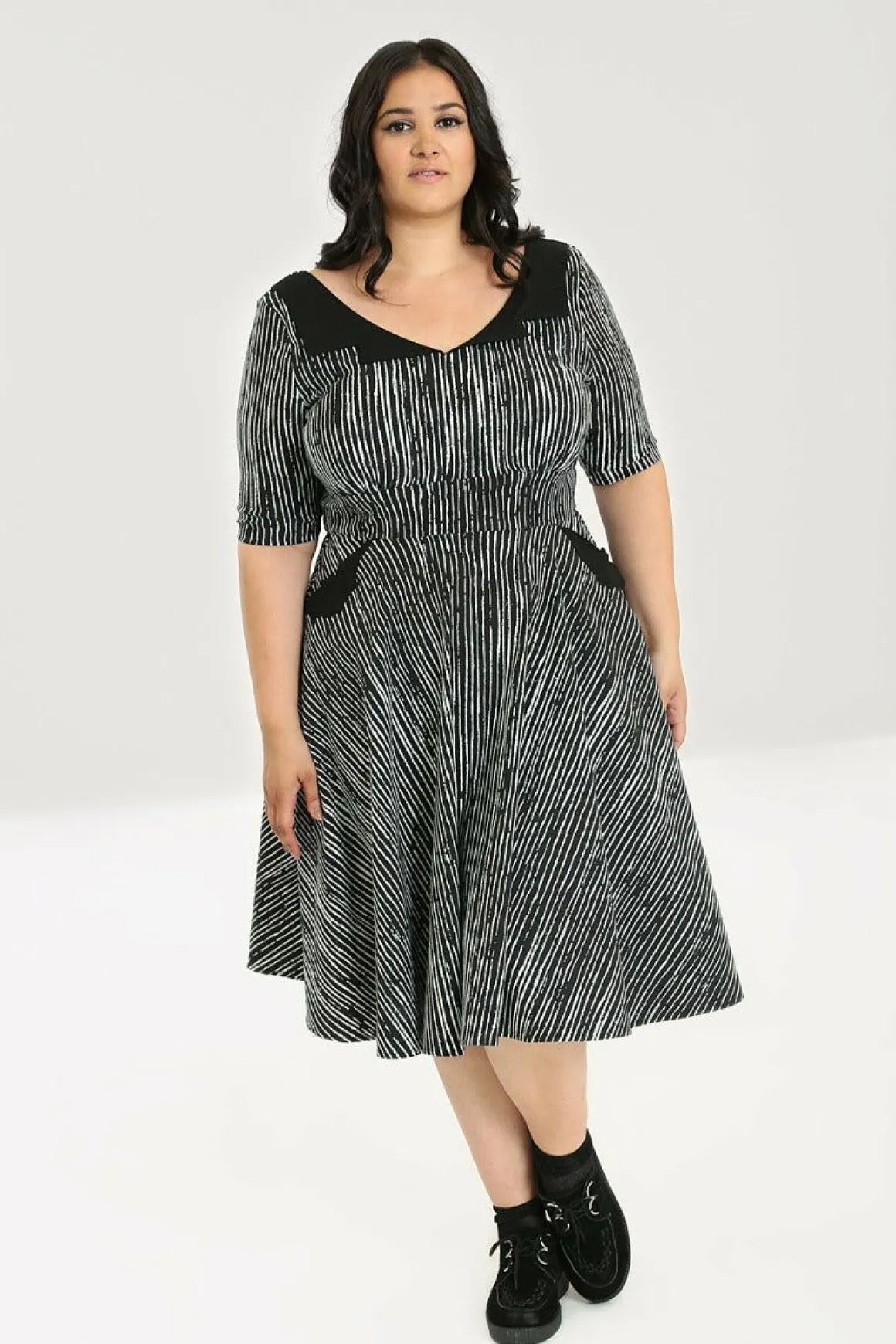 Fashion Regan 50'S Dress Women Midi Dresses