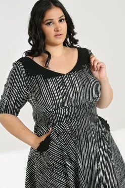 Fashion Regan 50'S Dress Women Midi Dresses