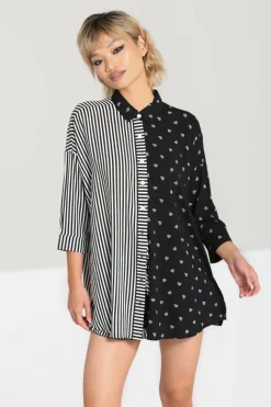 Store Ribcage Oversized Shirt Women Loungewear