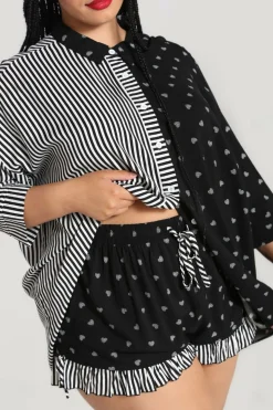 Store Ribcage Oversized Shirt Women Loungewear