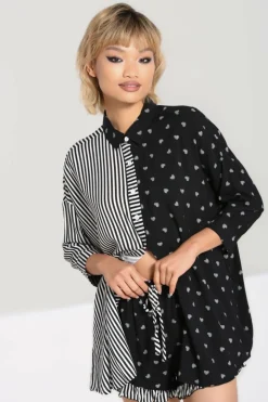 Store Ribcage Oversized Shirt Women Loungewear