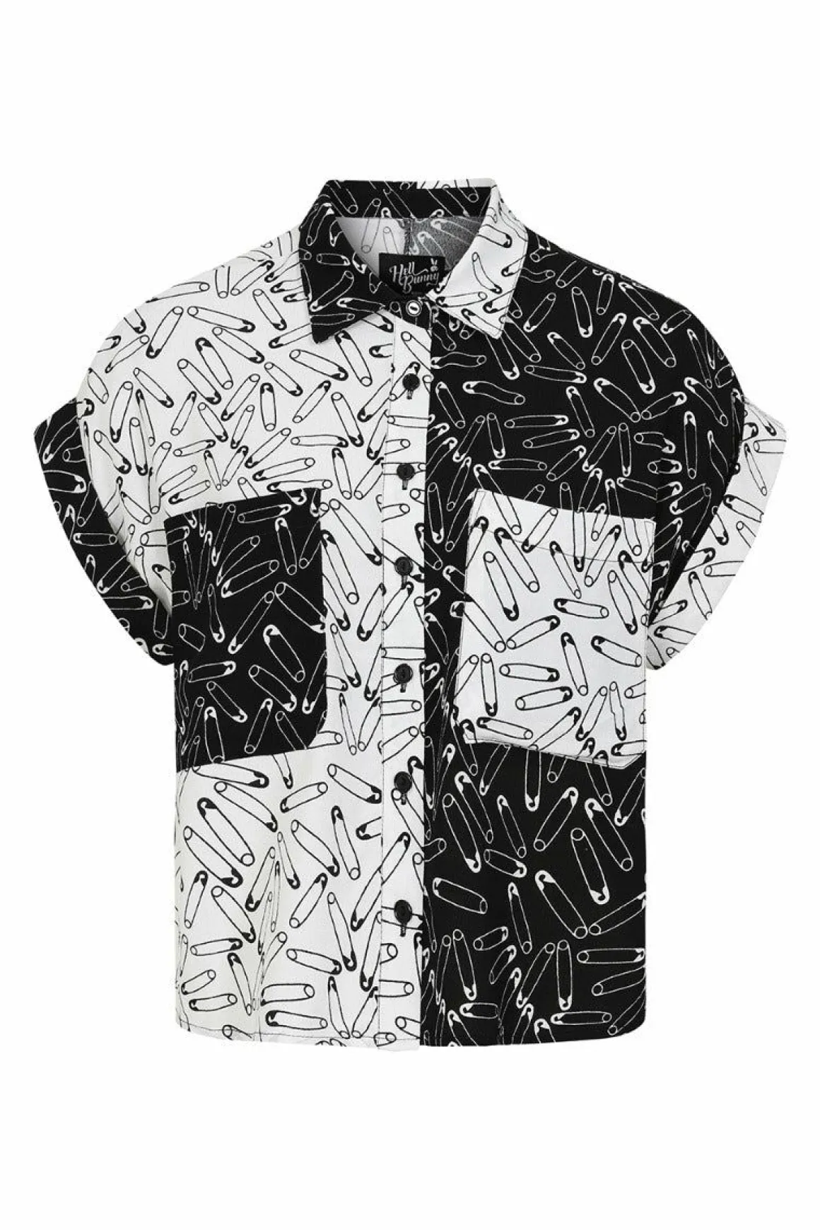 Clearance Safety Pin Shirt Women Shirts