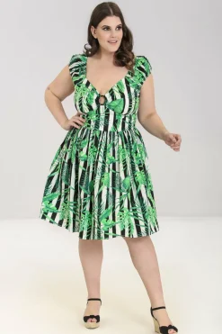 Hot Solana Mid Dress Women Knee Dresses