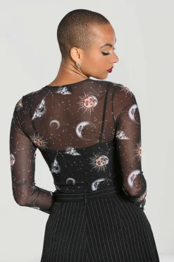 Sale Solaris Mesh Top Women Crop Tops