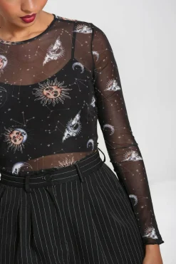 Sale Solaris Mesh Top Women Crop Tops