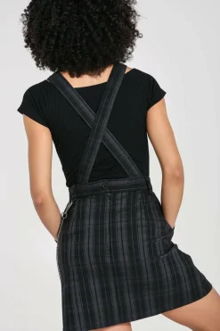 Clearance Storm Pinafore Dress Women Mini Dresses