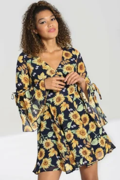 Best Sunflower Mini Dress Women Mini Dresses