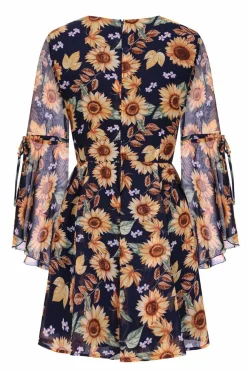 Best Sunflower Mini Dress Women Mini Dresses