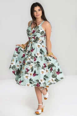 Outlet Tahiti 50'S Dress Women Midi Dresses