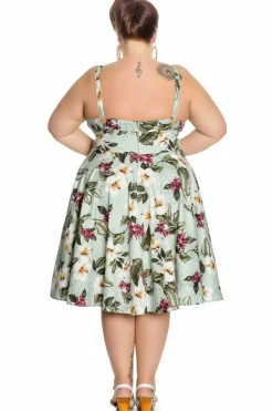 Outlet Tahiti 50'S Dress Women Midi Dresses