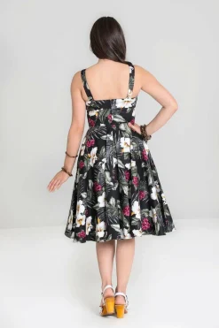 Outlet Tahiti 50'S Dress Women Midi Dresses