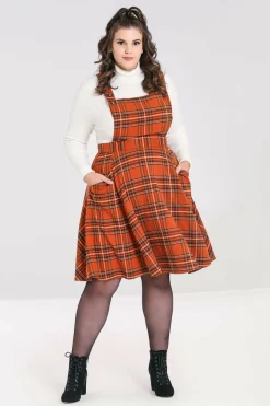 New Tawny Pinafore Dress Women Knee Dresses