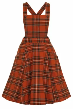 New Tawny Pinafore Dress Women Knee Dresses
