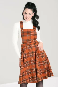 New Tawny Pinafore Dress Women Knee Dresses