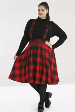 Store Teen Spirit Pinafore Skirt Women Knee Skirts