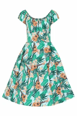 Discount Ukulele Dress Women Midi Dresses
